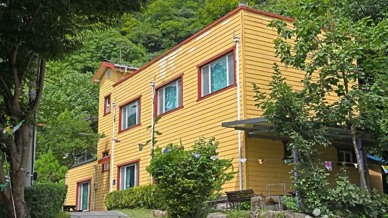 단양 감골 바람개비마을