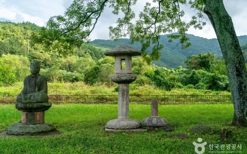 합천 백암리 석등