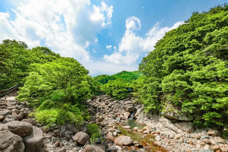 중산리계곡